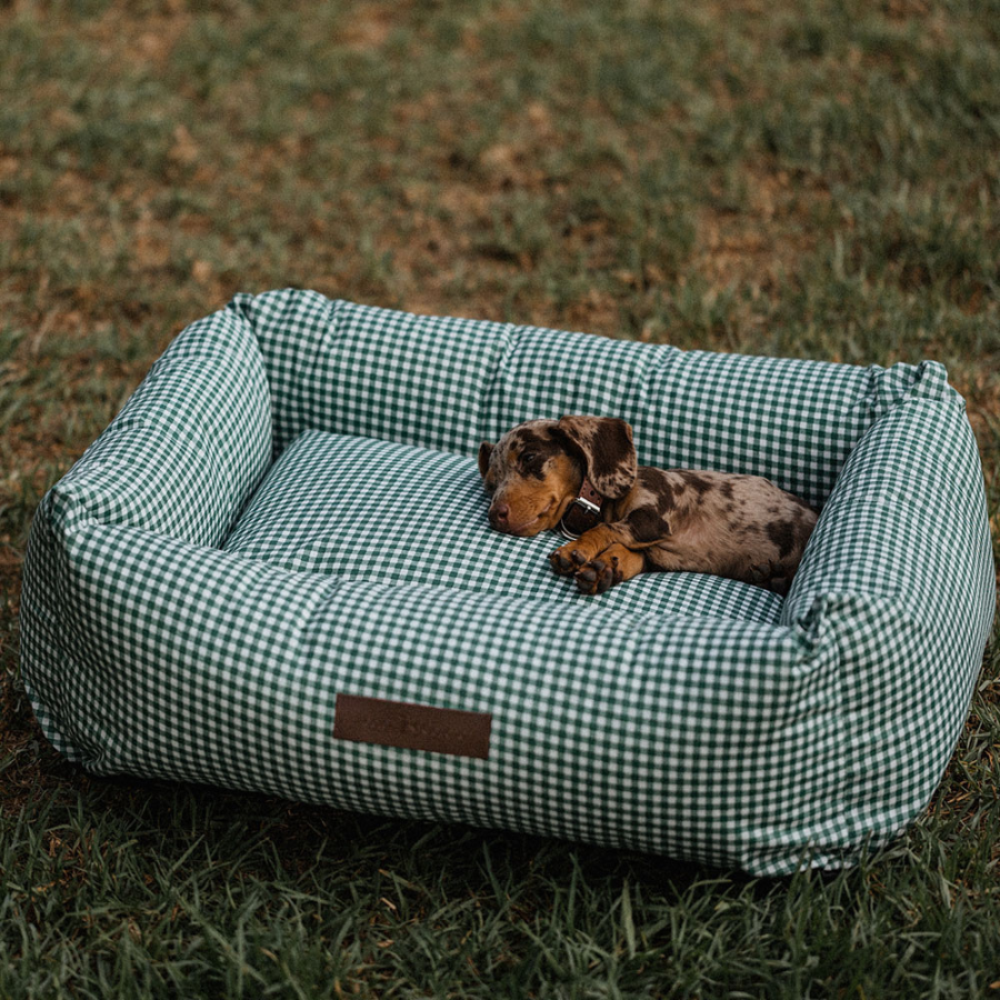 CAMA IMPERMEABLE VICHY VERDE - M, , large Imagen numero 3